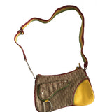 Dior saddle multicolour cloth handbag