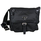 Prada black synthetic handbag