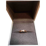 Chaumet liens pink pink gold rings