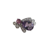 Chaumet bee my love purple white gold rings