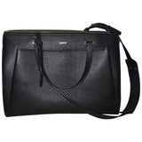 Lancel lison black leather handbag