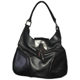 Thierry Mugler black leather handbag