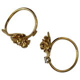 Prada gold metal rings