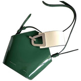 Danse Lente green patent leather handbag