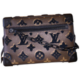 Louis Vuitton soft trunk mini brown leather bag