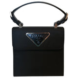 Prada black cloth handbag