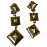 Oscar De La Renta gold gold plated earrings