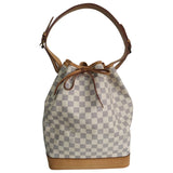 Louis Vuitton noé beige cloth handbag