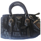 Prada black polyester handbag