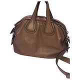 Givenchy nightingale camel leather handbag