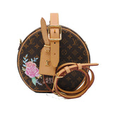 Louis Vuitton boîte chapeau souple brown cloth handbag