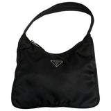 Prada tessuto  black cloth handbag