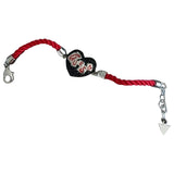 Guess red metal bracelets