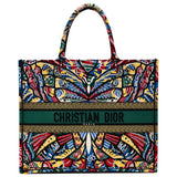 Dior book tote multicolour cotton handbag
