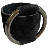 Celine black leather bracelets
