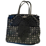 Prada black cloth handbag