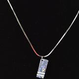 Dior blue metal necklaces