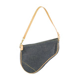 Dior saddle blue denim - jeans clutch bag