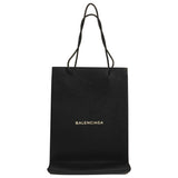 Balenciaga shopping north south black leather handbag
