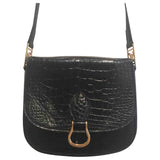 Louis Vuitton saint cloud vintage black crocodile handbag