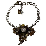 Dior brown metal bracelets