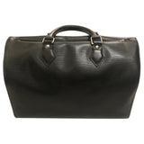 Louis Vuitton speedy black leather handbag
