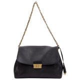 Dior diorling black leather handbag