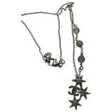 Chanel silver metal necklaces