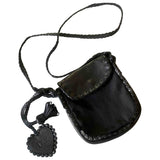 Dior black cloth clutch bag
