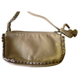 Dior beige cloth clutch bag