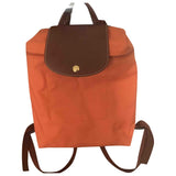 Longchamp pliage  orange polyester backpacks