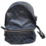 Guess black leather backpacks