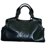 Cartier marcello black leather handbag