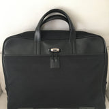 Montblanc black leather bag