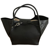 Celine big bag black leather handbag