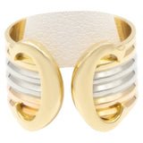 Cartier c multicolour yellow gold rings