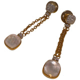 Pomellato  pink gold earrings