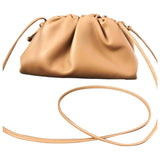 Bottega Veneta pouch camel leather handbag