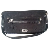 Guess black cotton handbag