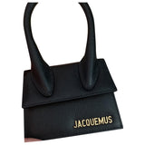 Jacquemus chiquito black leather handbag