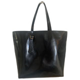 Jil Sander black leather handbag