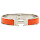 Hermès clic h orange metal bracelets