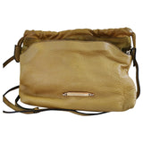 Burberry yellow leather handbag