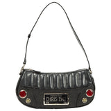 Dior cadillac  grey leather handbag
