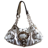 Guess white cotton handbag