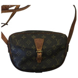 Louis Vuitton jeune fille  brown cloth handbag