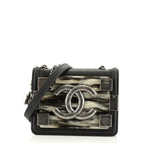 Chanel boy black leather handbag