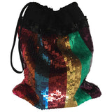 Attico multicolour glitter handbag