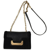 Diane Von Furstenberg black leather handbag
