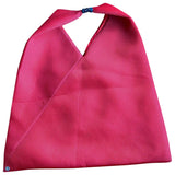 Mm6 red synthetic handbag
